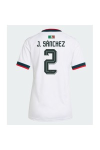 Meksiko Jorge Sanchez #2 Jalkapallovaatteet Naisten Vieraspaita MM-kisat 2026 Lyhythihainen